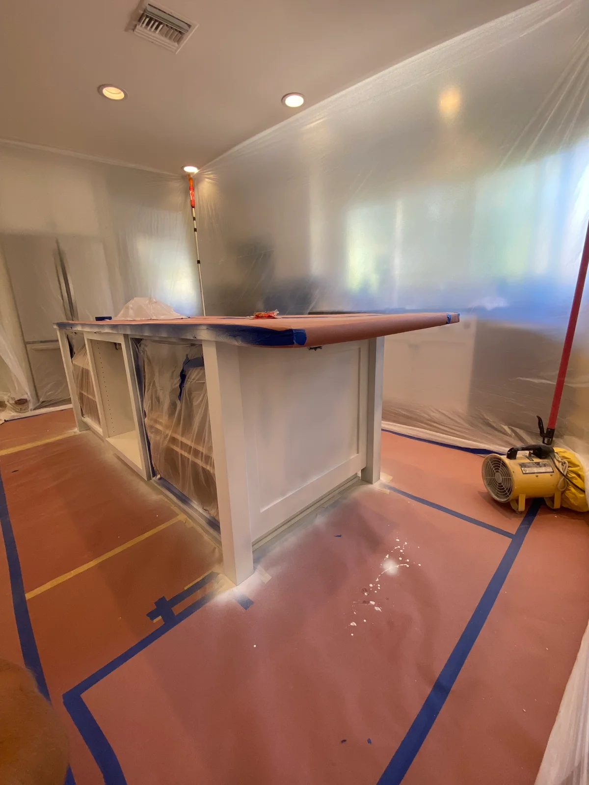 Interior painting project by Huff Painting Co.