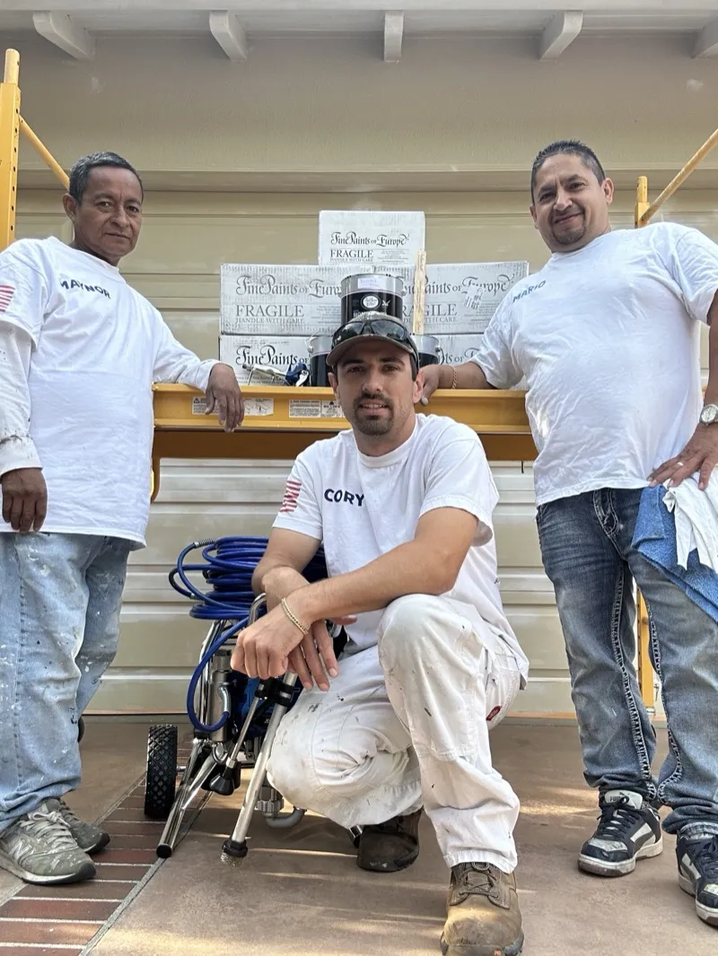 Huff Painting crew - Maynor, Cory, and Mario